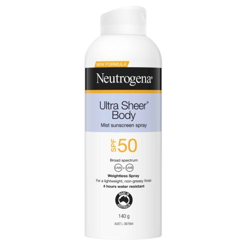 neutrogena sunscreen mist
